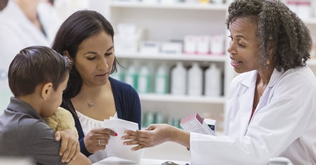 Pharmacist and patient