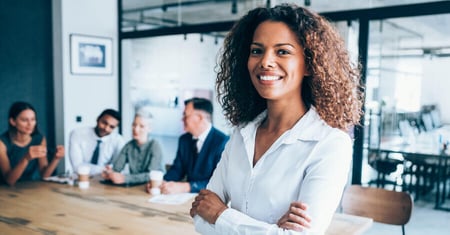 confident women leading reimbursement team