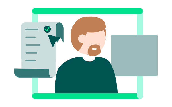 animation of a checklist and dashboard