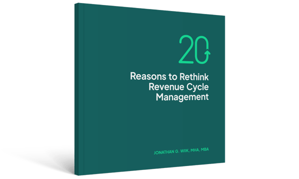 20 reasons to rethink revenue cycle management book cover